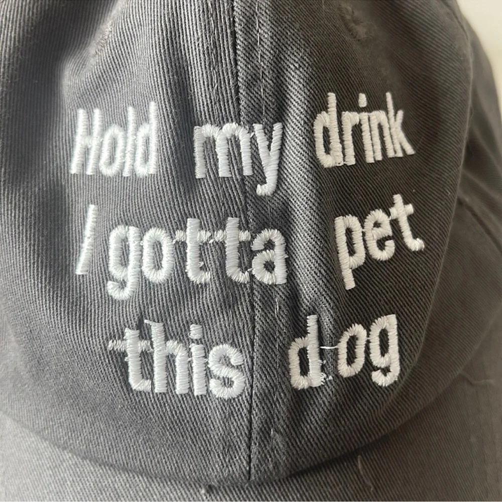 District Women’s Baseball Cap for Dog Lovers Gray